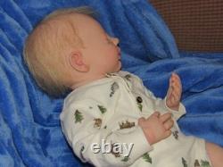 Reborn Doll Realborn Steven Asleep, 4 Lbs. 11 Oz. COA