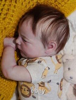 Reborn Doll. Ruby awake. Rooted hair and lashes full limbs acrylic eyes