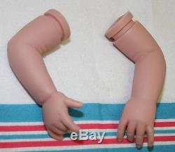 Reborn Doll SHYANN Complete baby Starter Beginner Kit, Genesis paints, Mohair NR