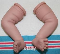 Reborn Doll SHYANN Complete baby Starter Beginner Kit, Genesis paints, Mohair NR