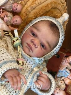 Reborn Doll, Tina Kewy 22 Around 6 Pounds, Lifelike Detail, He's Awake