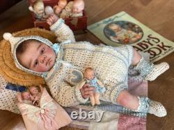 Reborn Doll, Tina Kewy 22 Around 6 Pounds, Lifelike Detail, He's Awake