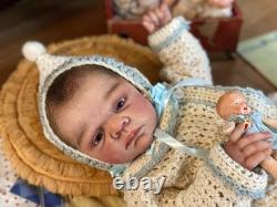 Reborn Doll, Tina Kewy 22 Around 6 Pounds, Lifelike Detail, He's Awake