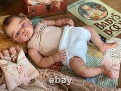 Reborn Doll, Tina Kewy 22 Around 6 Pounds, Lifelike Detail, He's Awake