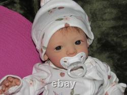 Reborn Doll Vera by Gudren Legler, 19 4 Lbs. COA