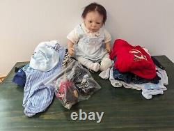 Reborn Doll with Clothes LOT Soft Weighted Body Life Like Dolls Sheila Michael