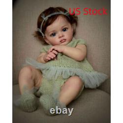 Reborn Dolls Baby Doll 23inch Realistic Silicone Vinyl Handmade Girl Dolls Gifts