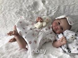 Reborn Dolls Soft Vinyl Cloth Body 5 lbs Realistic 19 Baby Girl Doll Lifelike