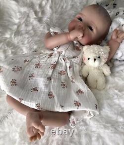 Reborn Dolls Soft Vinyl Cloth Body 5 lbs Realistic 19 Baby Girl Doll Lifelike