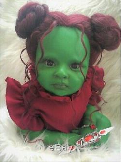 Reborn Fantasy Art Doll Baby Gamora 24'' OOAK, Ready to go Home