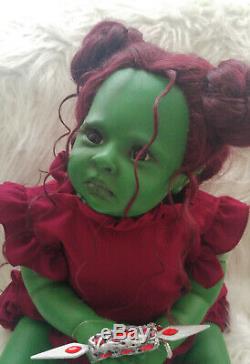 Reborn Fantasy Art Doll Baby Gamora 24'' OOAK, Ready to go Home