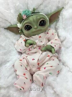 Reborn Fantasy Art Doll Star Wars The Mandalarion Baby Yoda Outfit Will Vary