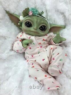 Reborn Fantasy Art Doll Star Wars The Mandalarion Baby Yoda Outfit Will Vary