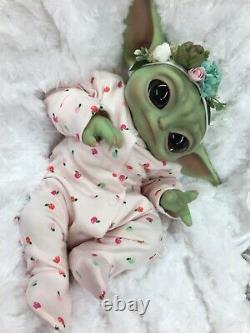 Reborn Fantasy Art Doll Star Wars The Mandalarion Baby Yoda Outfit Will Vary