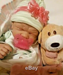 Reborn First Tears Baby Real Girl More Affordable 14 In Takes A Pacifier