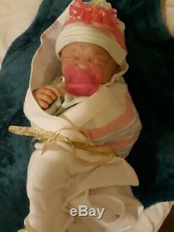 Reborn First Tears Baby Real Girl More Affordable 14 In Takes A Pacifier