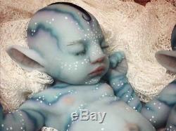 Reborn Full Body Platinum Silicone Officia Fox Avatar Navi Baby Ultra Realisti