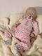 Reborn Hand Painted Vinyl Soft Bodied Infant Baby Girl Doll 5lb 12 oz blond hair