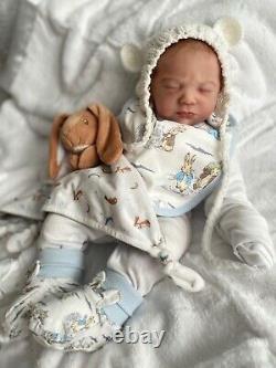 Reborn Jayden Silicone Cuddle Baby Boy/Natalie Scholl