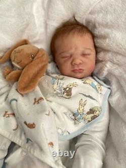 Reborn Jayden Silicone Cuddle Baby Boy/Natalie Scholl