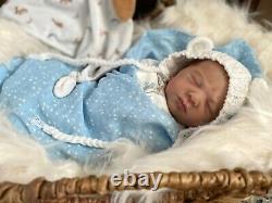 Reborn Jayden Silicone Cuddle Baby Boy/Natalie Scholl