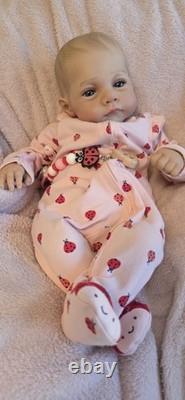 Reborn Like Weighted Cloth Body Vinyl Limbs Baby Doll
