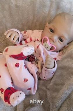 Reborn Like Weighted Cloth Body Vinyl Limbs Baby Doll