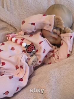 Reborn Like Weighted Cloth Body Vinyl Limbs Baby Doll