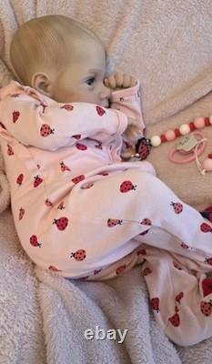 Reborn Like Weighted Cloth Body Vinyl Limbs Baby Doll