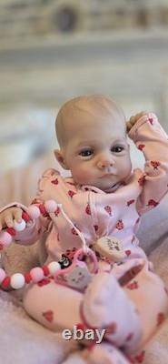 Reborn Like Weighted Cloth Body Vinyl Limbs Baby Doll