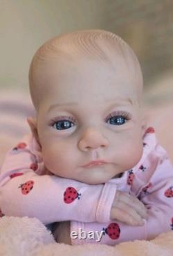 Reborn Like Weighted Cloth Body Vinyl Limbs Baby Doll