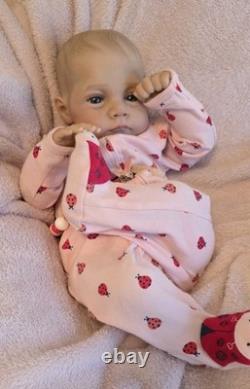 Reborn Like Weighted Cloth Body Vinyl Limbs Baby Doll