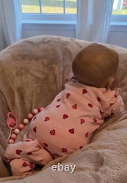 Reborn Like Weighted Cloth Body Vinyl Limbs Baby Doll