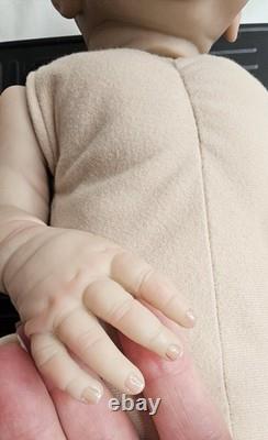 Reborn Like Weighted Cloth Body Vinyl Limbs Baby Doll