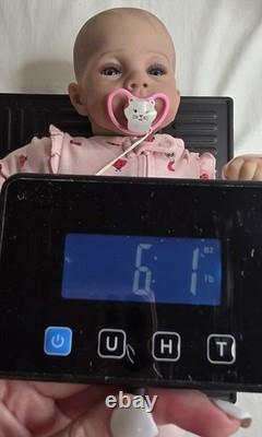 Reborn Like Weighted Cloth Body Vinyl Limbs Baby Doll