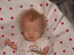 Reborn Mini Doll Mia by Shawna Clymer, 8.5 10 Oz. COA