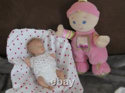 Reborn Mini Doll Mia by Shawna Clymer, 8.5 10 Oz. COA