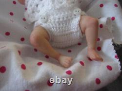 Reborn Mini Doll Mia by Shawna Clymer, 8.5 10 Oz. COA