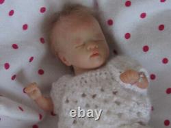 Reborn Mini Doll Mia by Shawna Clymer, 8.5 10 Oz. COA