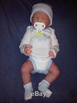 Reborn Newborn Baby Boy Harper 19 Anatomically Correct Custom Order