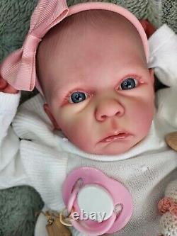 Reborn Newborn Baby Girl Oaklynn By Severine Piret 18 Custom Order