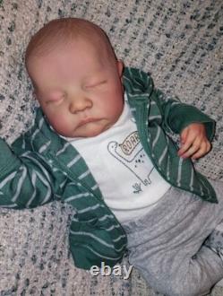 Reborn Newborn Baby Levi 21 Bonnie Brown Sculpt Authenic withCOA Custom Order
