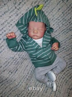 Reborn Newborn Baby Levi 21 Bonnie Brown Sculpt Authenic withCOA Custom Order