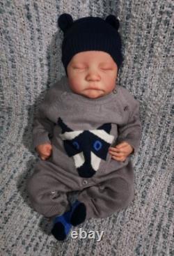Reborn Newborn Baby Levi 21 Bonnie Brown Sculpt Authenic withCOA Custom Order