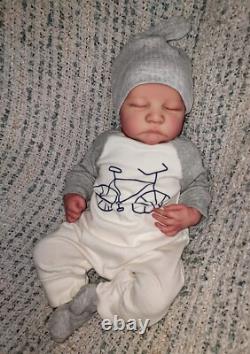 Reborn Newborn Baby Levi 21 Bonnie Brown Sculpt Authenic withCOA Custom Order