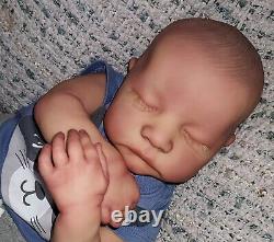 Reborn Newborn Baby Levi 21 Bonnie Brown Sculpt Authenic withCOA Custom Order