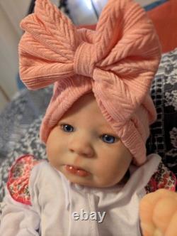 Reborn Newborn size reborn doll 19 Reborn Baby Girl Doll Adorable Jill