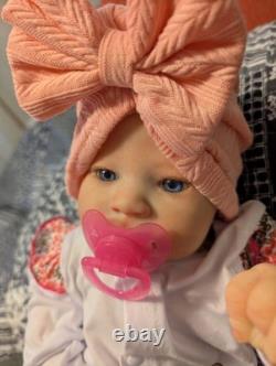 Reborn Newborn size reborn doll 19 Reborn Baby Girl Doll Adorable Jill