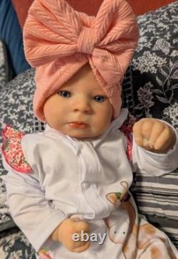 Reborn Newborn size reborn doll 19 Reborn Baby Girl Doll Adorable Jill