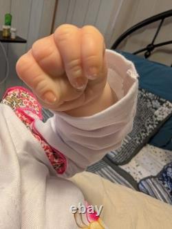 Reborn Newborn size reborn doll 19 Reborn Baby Girl Doll Adorable Jill